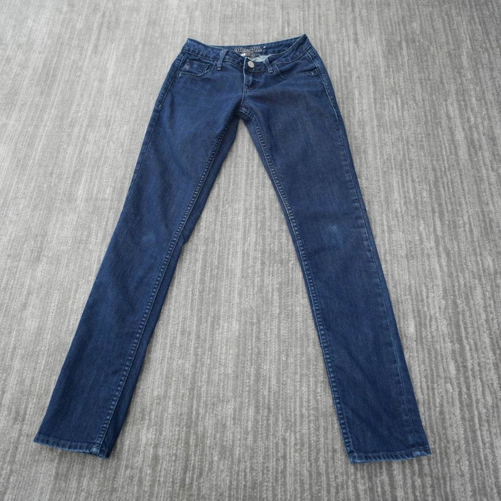 Miss Me‎ Nicole Jeans Women 5 Pocket Low Rise Skinny Blue 26 Measured 25x30
